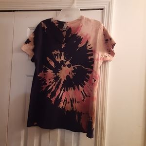 Women Clorox  Tie Dye Shirt
